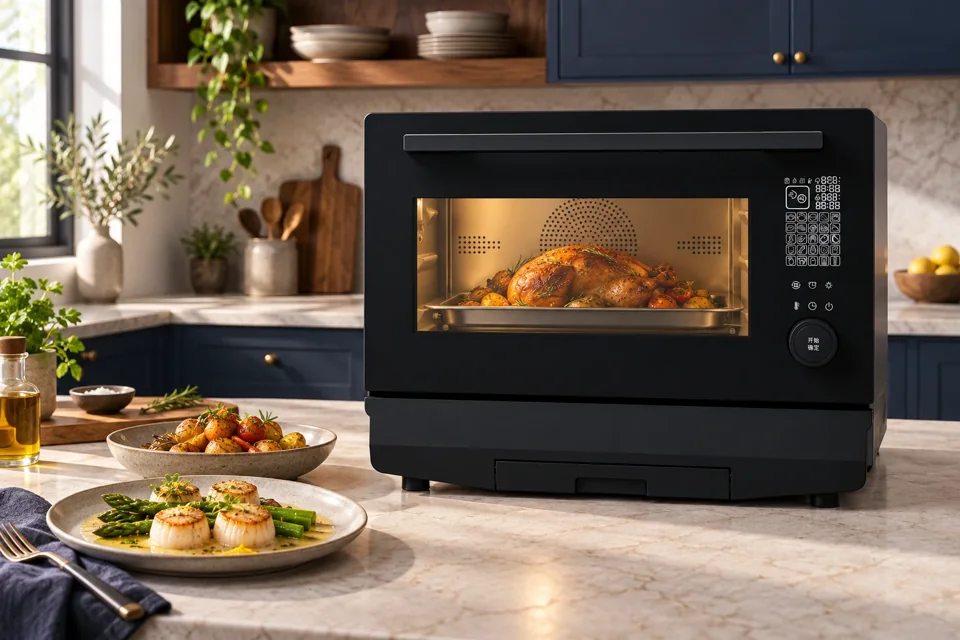 BOLDLION BL-SHO-US01 Countertop steam & roast oven in a kitchen setting